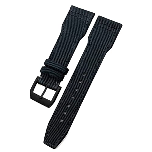 Bracelet montre nylon tissé 20mm boucle déployante IWC Pilot Portofino