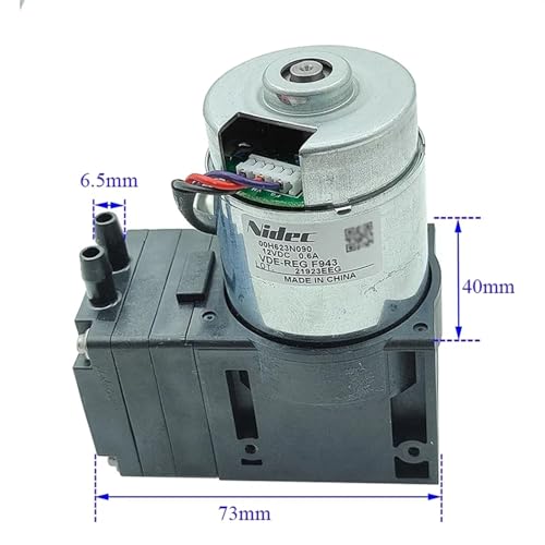 Bomba de vacío con motor sin escobillas, CC 12 V - 24 V, caudal 6 LPM, presión -80 kPa, bomba de succión micro de diafragma miniatura 2