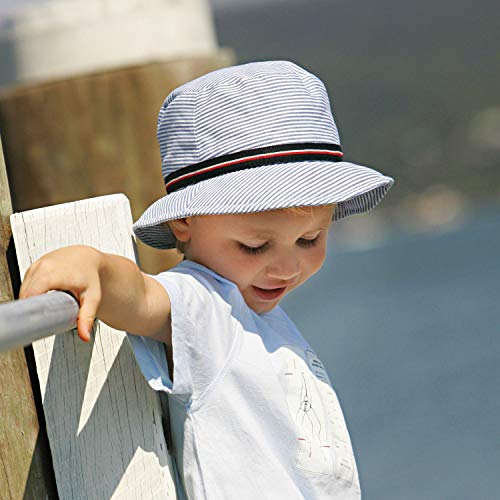 Wallaroo Hat Company – Sawyer Sun Hat – Wide Brim Packable Hat With Adjustable Sizing And Upf 50+ Sun Protection – Ideal Sun-Smart Hat For Outdoor Play And Summer Fun (Pink Stripes, 4-8 Years) #TOP4
