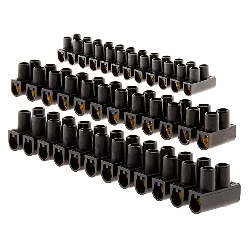 Lot 5 barrettes 3x 6 mm²+2x 10 mm² noires - Zenitech