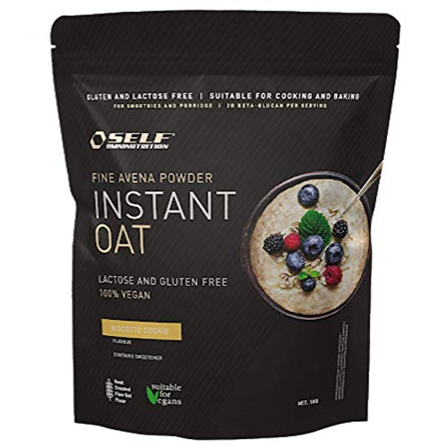 Self Omninutrition Instant Oat Farina di Avena Istantanea Gusto Biscotto Cookie 1000g