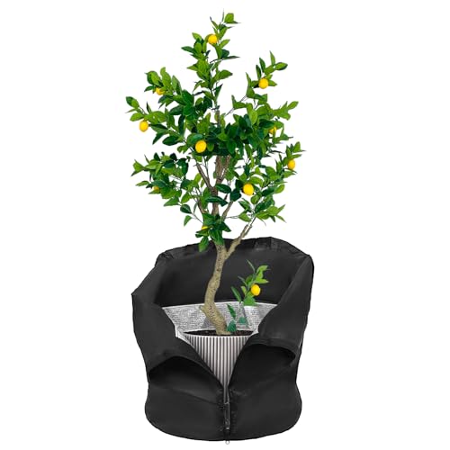 Gucass Thermo Topfschutz Pflanzen Winter 42 x 48cm, Kübel Winterschutz...