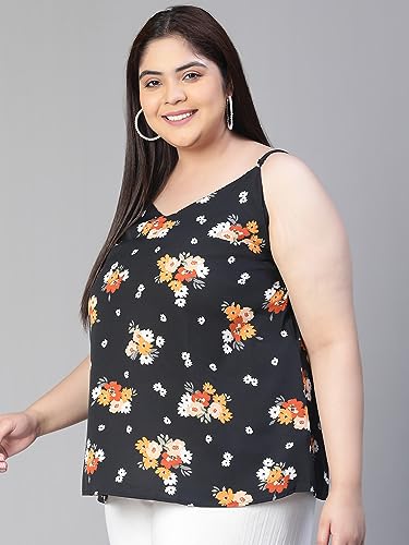 Image of oxolloxo Women Shoulder Strap Round Neck Plus Size top