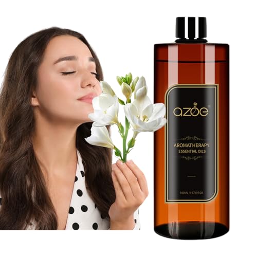 Elitzia Aceites esenciales para difusor de aceite esencial humidificador de aire aromaterapia natural extractos de plantas de rosa aroma puro aceite esencial aroma floral vela hacer alivio del estrés