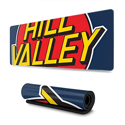 Extra großes Mauspad, Hill Valley Hoverboards Back To The Future Desk Mousepad – 80 x 20 x 3 cm (3 mm dick) – XL Schutztastatur Schreibtisch Mauspad