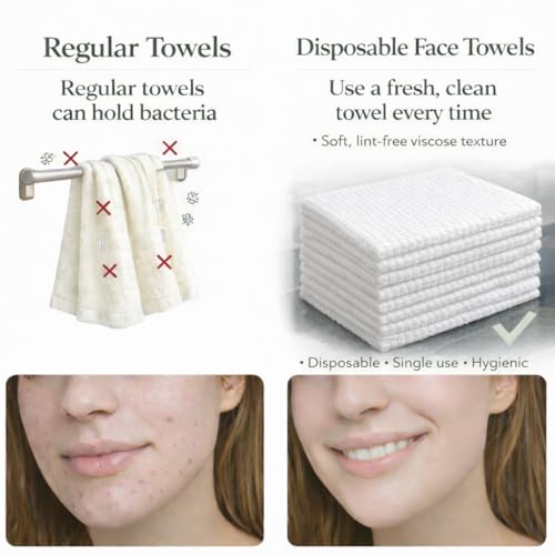 Serviettes ultra douces à usage unique SoftBloom en viscose premium - 3