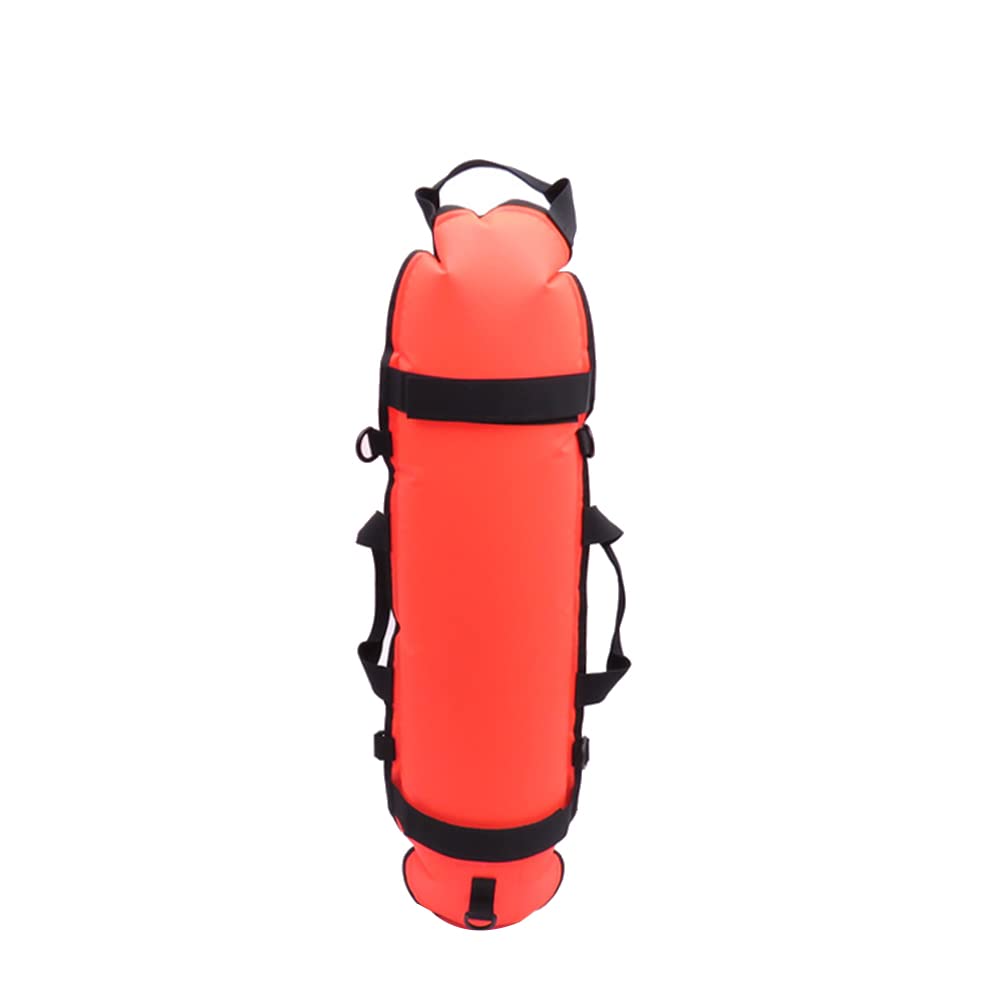 Bouée de signalisation flottante avec drapeau et corde, pour plongée en apnée, rouge