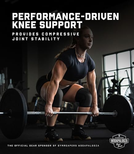 Image of Gymreapers 5MM Knee Sleeves for Weightlifting, Squats, Powerlifting, and Functional Training - Compression Knee Support for Men & Women - Joint Protection & Recovery - Pair