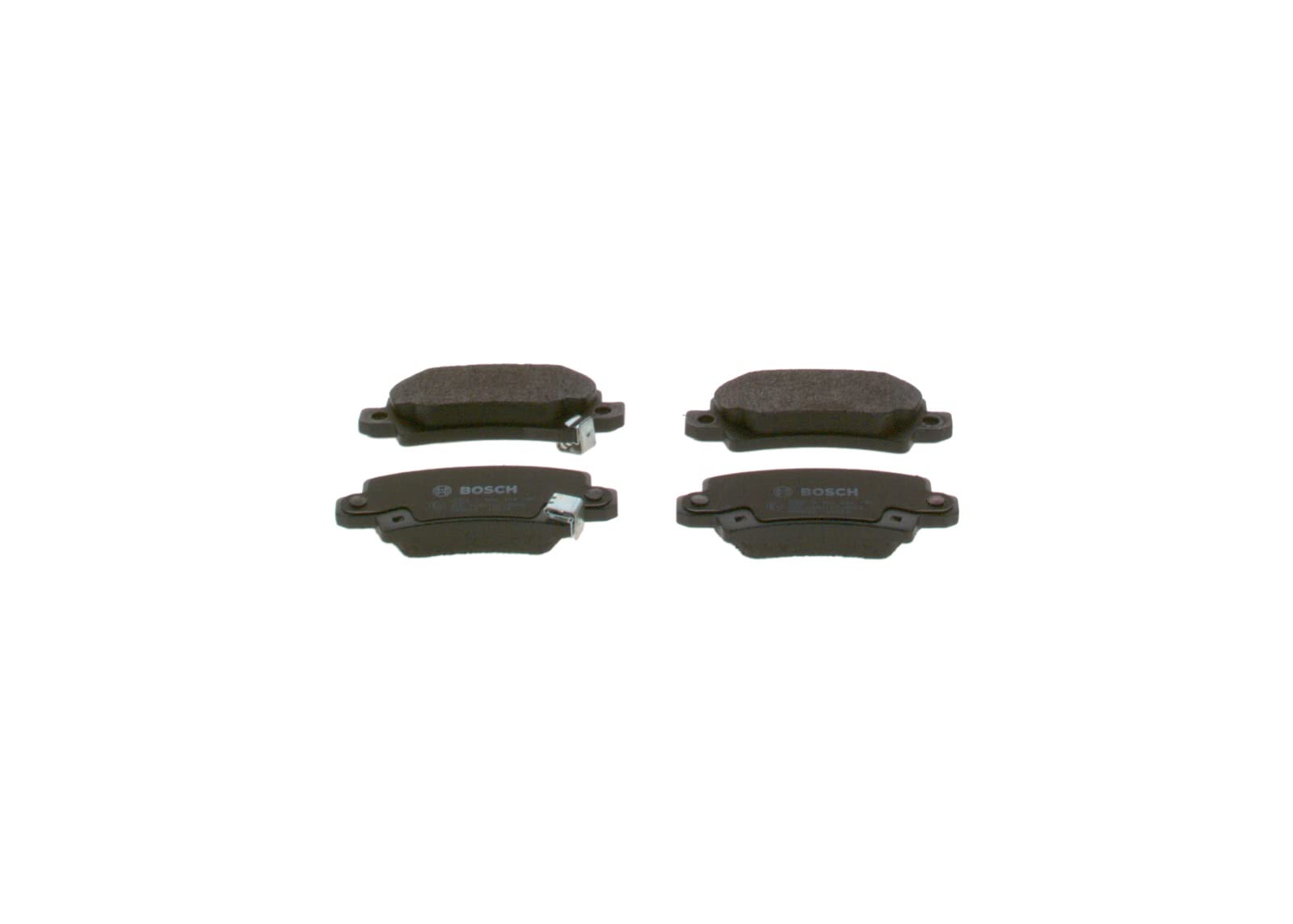Plaquettes De Frein Arrière Bosch - Jeu De 4 - Sans Cuivre - ECE-R90