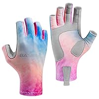 Bassdash ALTIMATE UPF 50+ Damen Angeln Handschuhe UV Sonnenschutz Fingerlos Für Kajak Fahren Paddeln Wandern Radfahren Fahren Training