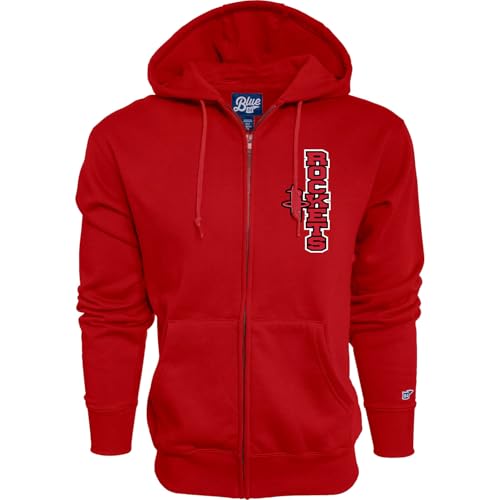 Blue 84 Houston Rockets NBA Officially Licensed Full Zip Hooded Sweatshirt Iconic, Team Color, X-Large product photo