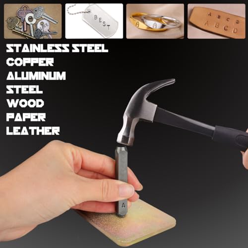 Owl Tools NUMBER-LETTER-PUNCH-SET Metal Stamp Number & Letter Punch Set thumb #2