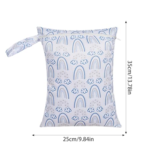 Pañales reutilizables con tapa impermeable y forros transpirables lavables 5