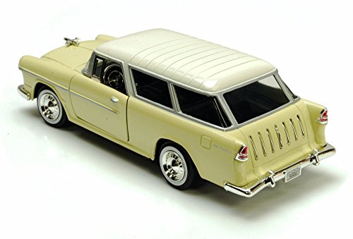 1955 Chevy Bel Air Nomad modelo 1:24 Motormax miniatura 3