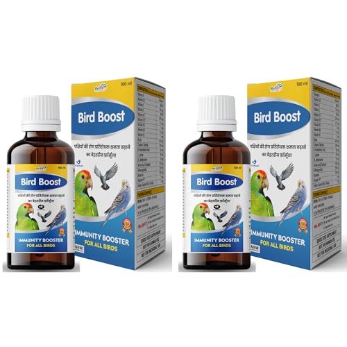 Image of REFIT ANIMAL CARE Immunity Booster for Birds for Growth, Health and Immunity with Essential Vitamins, Minerals and Amino Acids, Bird-Boost (100ml, Set of 2)