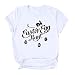 Produktbild HET Mode Frohe Ostereier Letter Print T-Shirt Rundhalsausschnitt Short Sleeve Tee Tank Top Multi Type