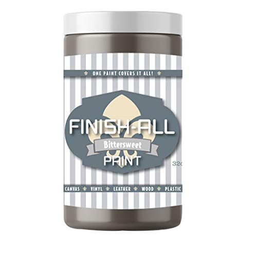 Finish All Paint, Color: Bittersweet (Warm Dark Gray) (32oz Quart)