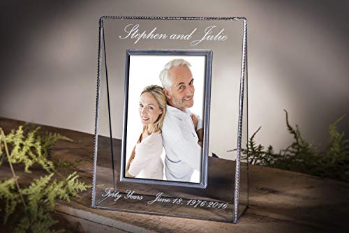 Personalized Anniversary Picture Frame Photo For Couple 1St 5Th 10Th 15Th 20Th 25Th 30Th 35Th 40Th 50Th Keepsake J Devlin Pic 319 Ep553 (5X7 Vertical) #TOP3