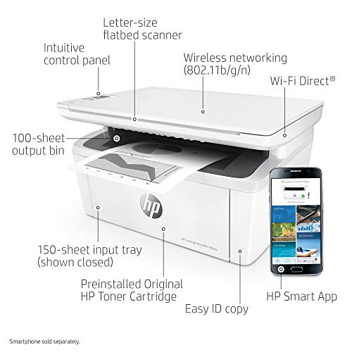 Hp Laserjet Pro M29W Wireless All-In-One Color Laser Printer, Works With Alexa (Y5S53A) #TOP3