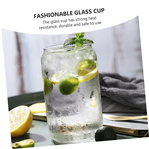 MAGICLULU 2 Conjuntos vidro copo de vinho com tampa café gelado copos de coquetel copo de café copo