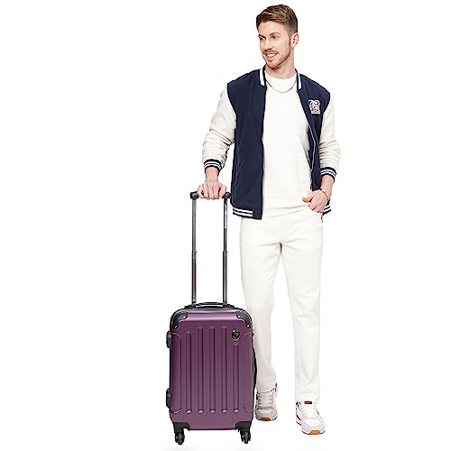 Image of HEYS Revolver Range Purple Color 21 inch Cabin Trolley