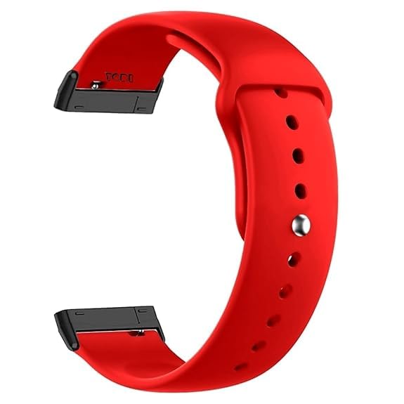 Image of YODI Watch Band Compatible with Fitbit Versa 4 / Fit bit Versa 3 / Fitbit Sense /Sense 2 Band, Soft Replacement Silicone Wristband for Women Flexible Waterproof Sport Watch Strap for Men Large