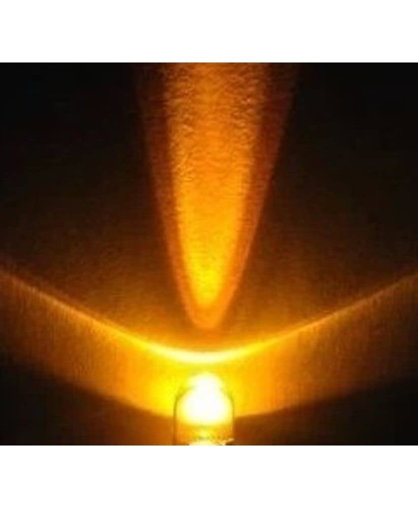 Transparent 02-27 5mm LED Yellow Light-Emitting diode 100 PCS/LOT