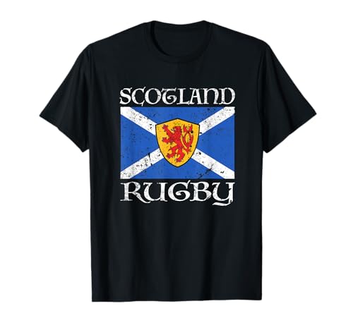 Camiseta de rugby de Escocia, bandera escocesa, regalo vintage Camiseta