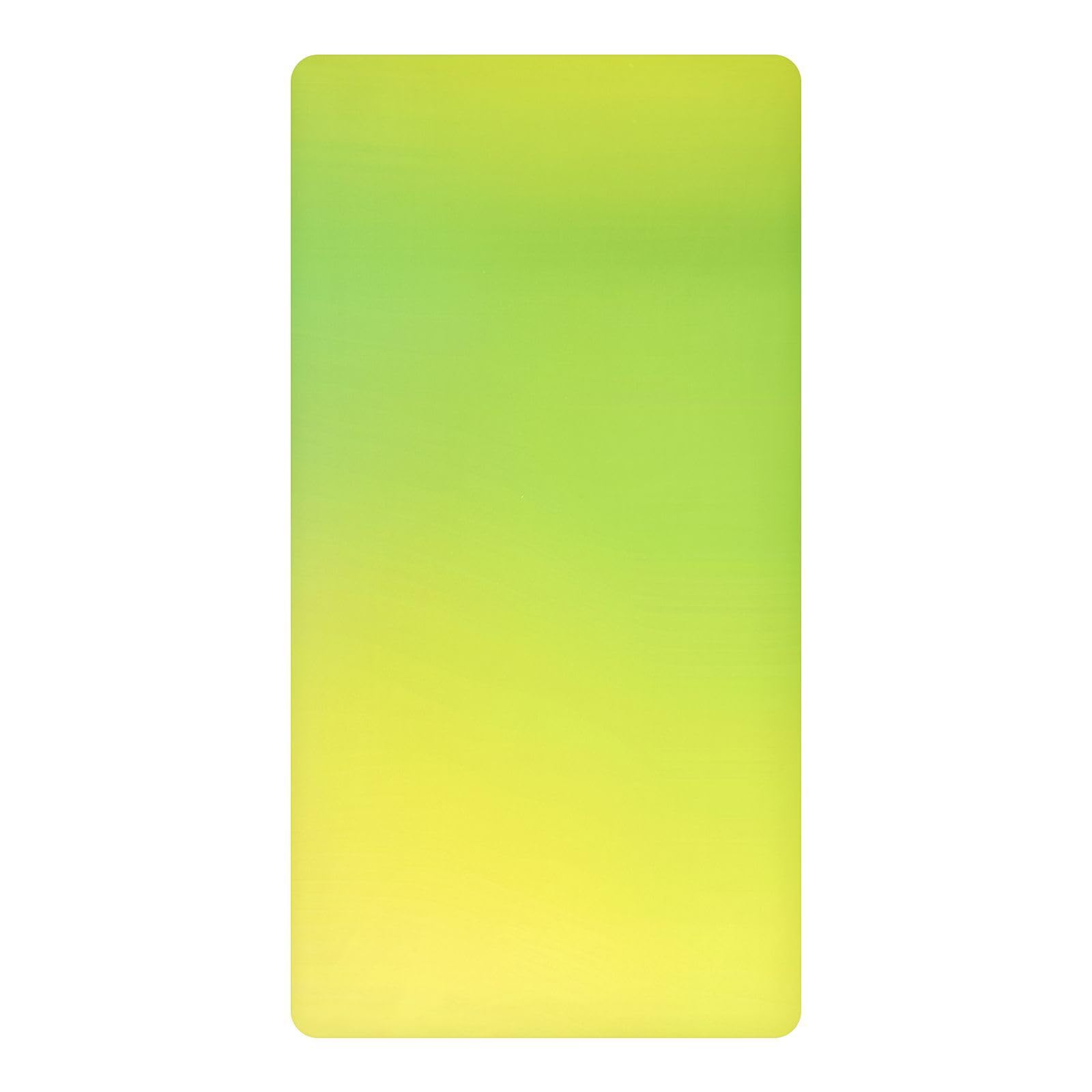 Drap-housse en mousseline imperméable Essentials vert clair et jaune dégradé pour berceau