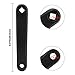 Oumers Bicycle Crank Arm, Bike Crank Lest Arm with Bicycle Crank Puller Crank Arm Left Available in Diamond Hole 170mm Bike Crank Ram Replacement for Mountain Bike Road Bike