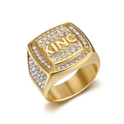 Bague titane king anti-rayure et hypoallergénique qui ne verdit pas la peau