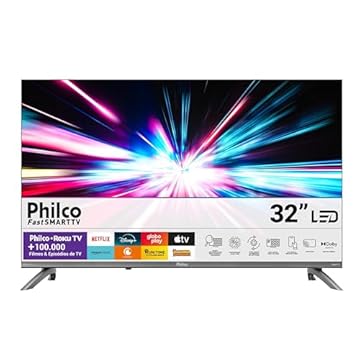 Smart TV 32" Philco Roku TV Dolby Áudio HDR10 P32CRB