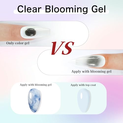 Creaglam Blooming Gel Esmalte Gel 15ml Efecto Mármol miniatura 3