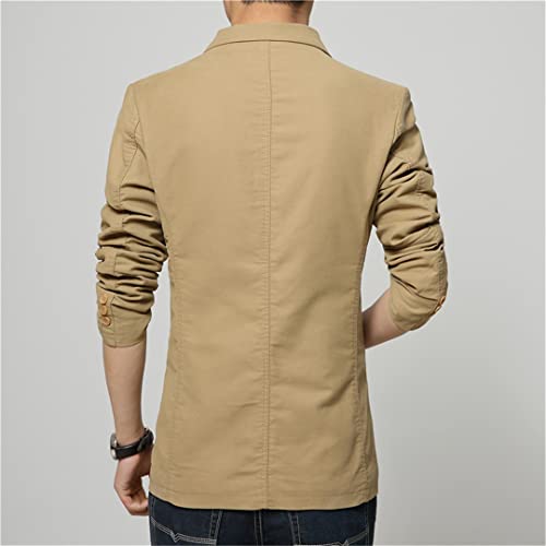 Men Casual Slim Two Single Button Jacket Blazer Blazers3