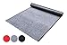 Produktbild Schmutzfang-Läufer Teppich Meterware Schmutzfang-Matte WASH and CLEAN  Anthrazit 90 x 150 cm, Waschbarer, Rutschfester, Wasserabsorbierender Küchenläufer, Sauberlauf, Fußmatte für Innen und Außen