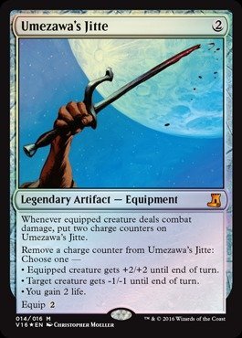 Magic The Gathering - Umezawa39;s Jitte (014/016) - from The Vault: Lore - Foil