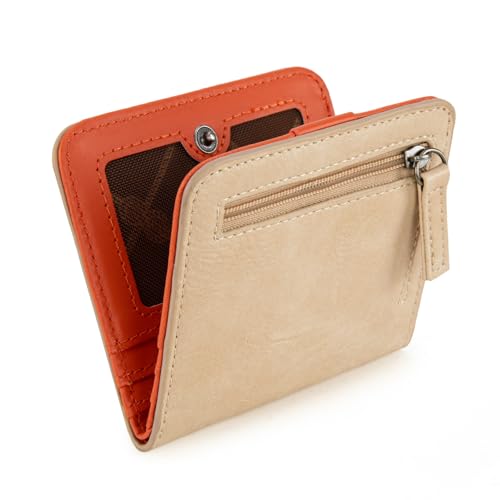 Image of Montana West X Wrangler Small Minimalist Wallets for Women Slim Thin Wallet Card Cases Money Organizer Thin Mini Pocket Wallet with Rfid Lining and A Coin Purse