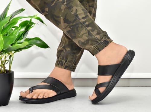 Image of HEALTH FIT Super Soft Ortho Care Bounce Back Anti-Skid Water Resistant Slippers /Doctor Chappal & Footwear-Men 114