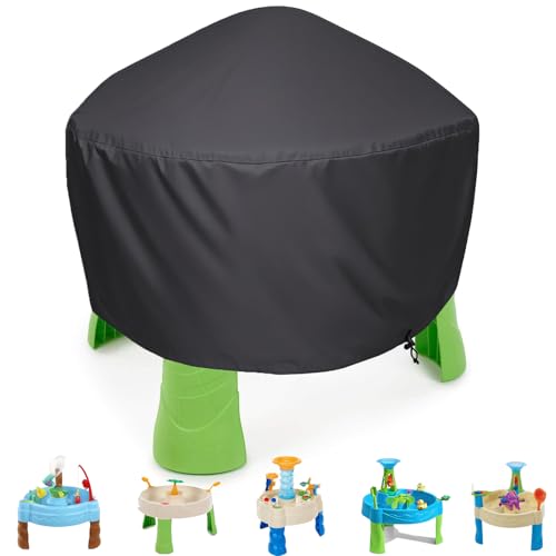Image of Kids Water Table Cover Suitable for Rain Showers Splash Pond Water Table，Waterproof and Dustproof UV Protection Outdoor Heavy Duty 600D Oxford (Cover Only)