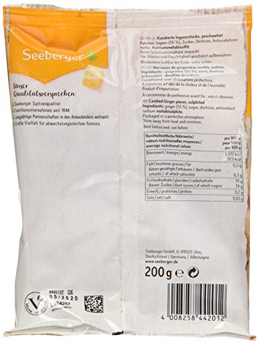 Seeberger Ingwer-Stücke, 12er Pack (12 x 200 g Packung) - Image 3