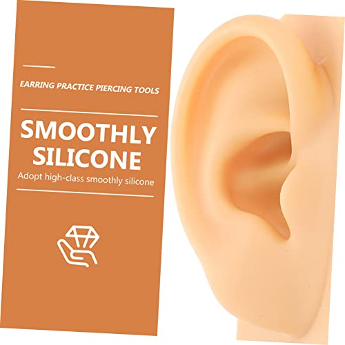Suporte de brincos de silicone para modelo de orelha, ferramentas de guarnição, suporte de silicone,