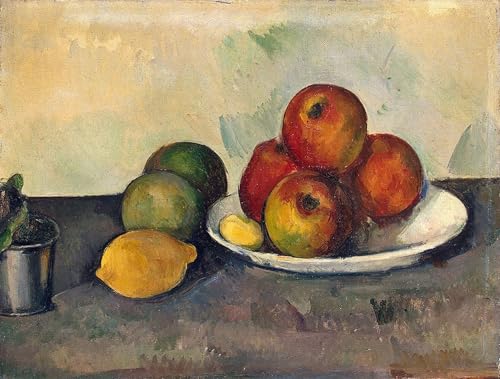 Pintura decorativa tipo lienzo de Paul Cézanne de 60x90cm para salón y comedor