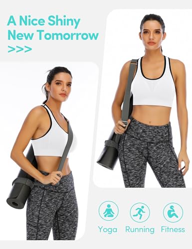 Image of IUGA Sports Bras for Women High Impact Racerback Sports Bra Seamless Padded Sports Bra Yoga Bras Workout Bra Activewear Bra
