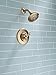 Delta Faucet Linden 14 Series Single-Function Shower Trim Kit with 5-Spray Touch-Clean Shower Head, Champagne Bronze T14294-CZ (Valve Not Included)