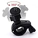 TEKCAM Action Camera Bike Mount Holder 360 Degree Rotatable Motorcycle Bicycle Rod Bar Handlebar Clamp Mount Bracket Compatible with Gopro Hero 7 6 5 AKASO EK7000 4K Apeman Campark Crosstour Camera