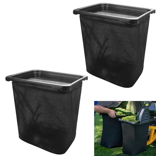ZHONGXIA 964-05104 Grass Bag Assembly Compatible with Cub-Cadet Craftsman Troy-Bilt MTD 19A30004 19A30002 19A30018 Twin Rear Bagger Riding Tractor/Lawn Mower, Replace 964-04096A 964-04090A, etc.