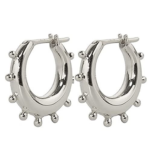 Créoles avec boules en argent 925 pour femme le cadeau parfait