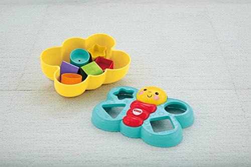 Fisher-Price CDC22 - Sortierspaß-Schmetterling, Verschiedene Formen sortieren, Babyspielzeug ab 6 Monaten – Bild 5