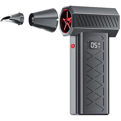 Mini Turbo Snow Blower, 130,000 RPM Mini LED Turbo Snow Blower for Car with Dual Mode Design, Portable Snow Whiz Turbo Blower Ideal for Vehicle Snow Removal and Home Cleaning