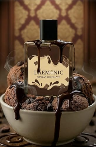 Image of Daemonic Arabian Chocolate Premium Unisex Perfume | Long Lasting Gourmand Scent for Men & Women | Cacao, Vanilla, Caramel & Praline | 50ml Eau de Parfum